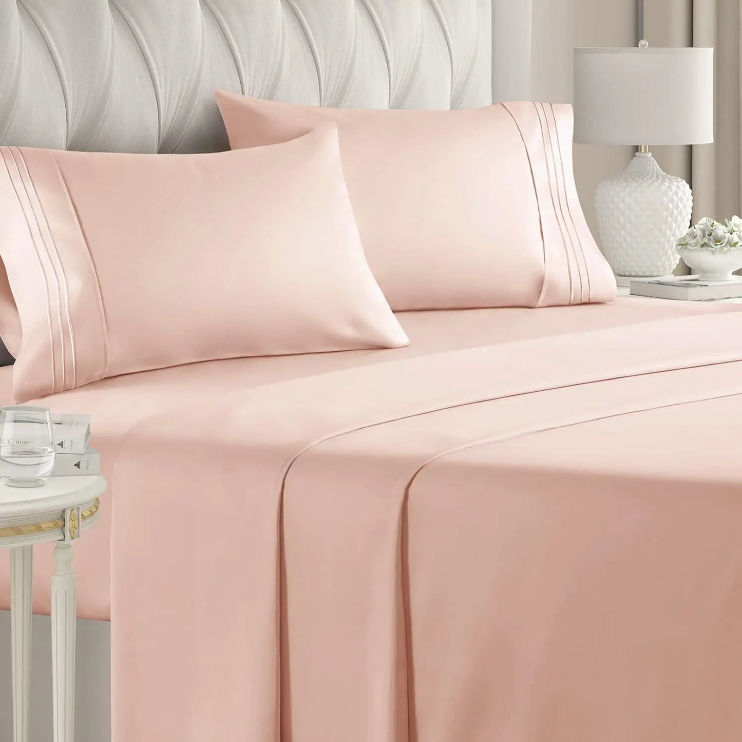 4 Pieces Double Bed Sheet Set