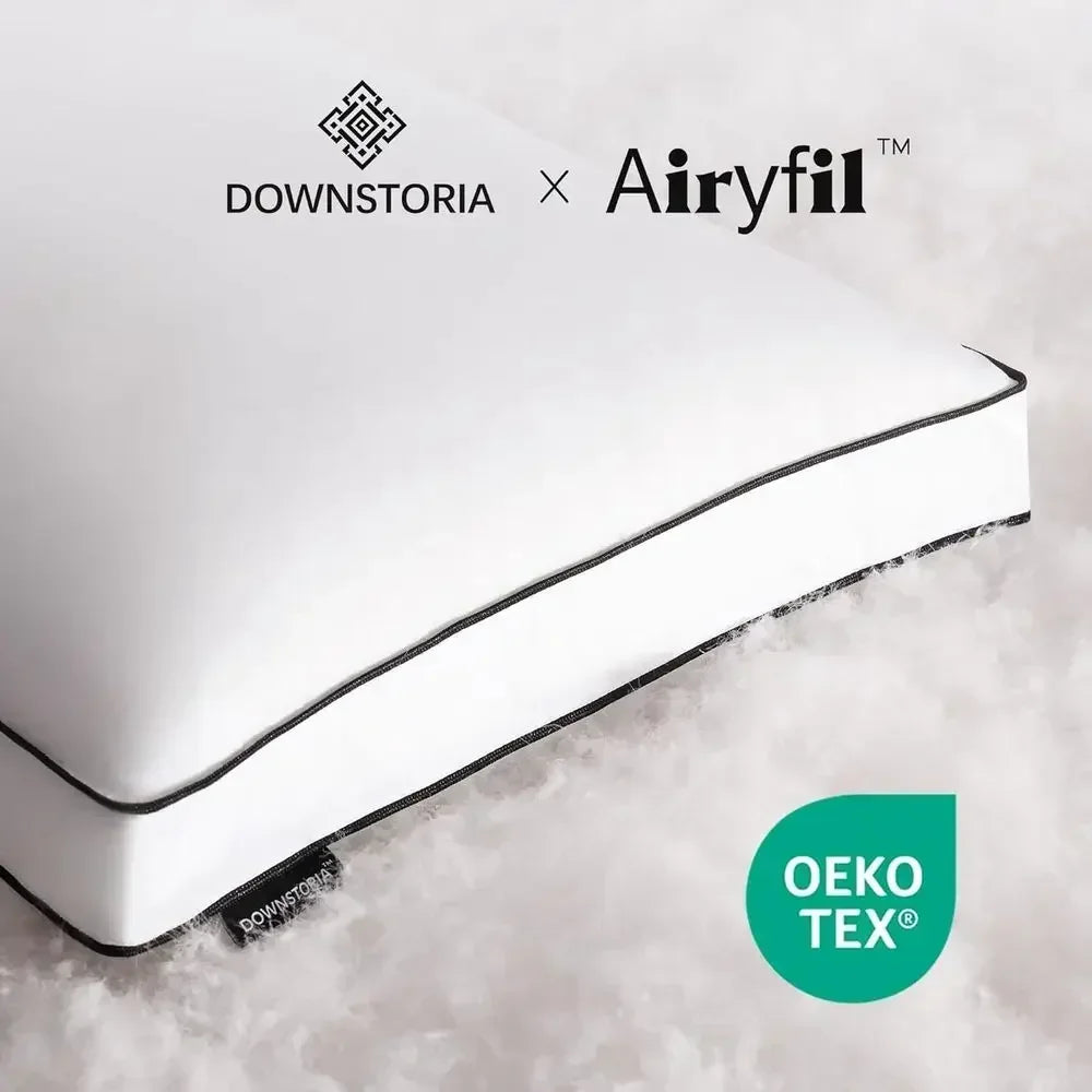 Luxury King Size Down Pillow Set