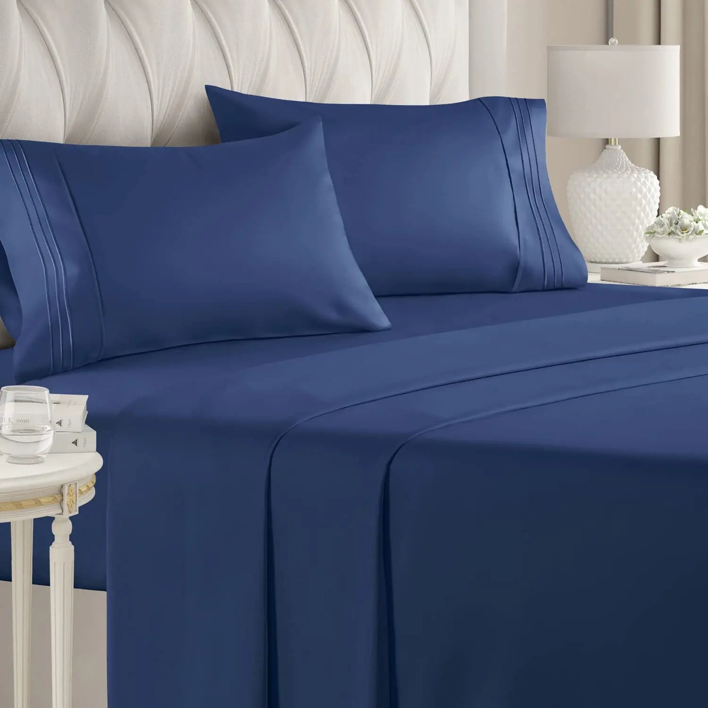 4 Pieces Double Bed Sheet Set