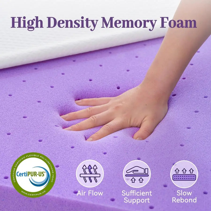 2 Inch Gel Memory Foam Mattress Topper