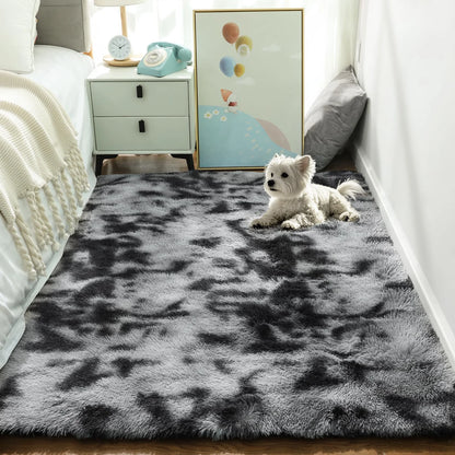 Living Room Plush Velvet Rug