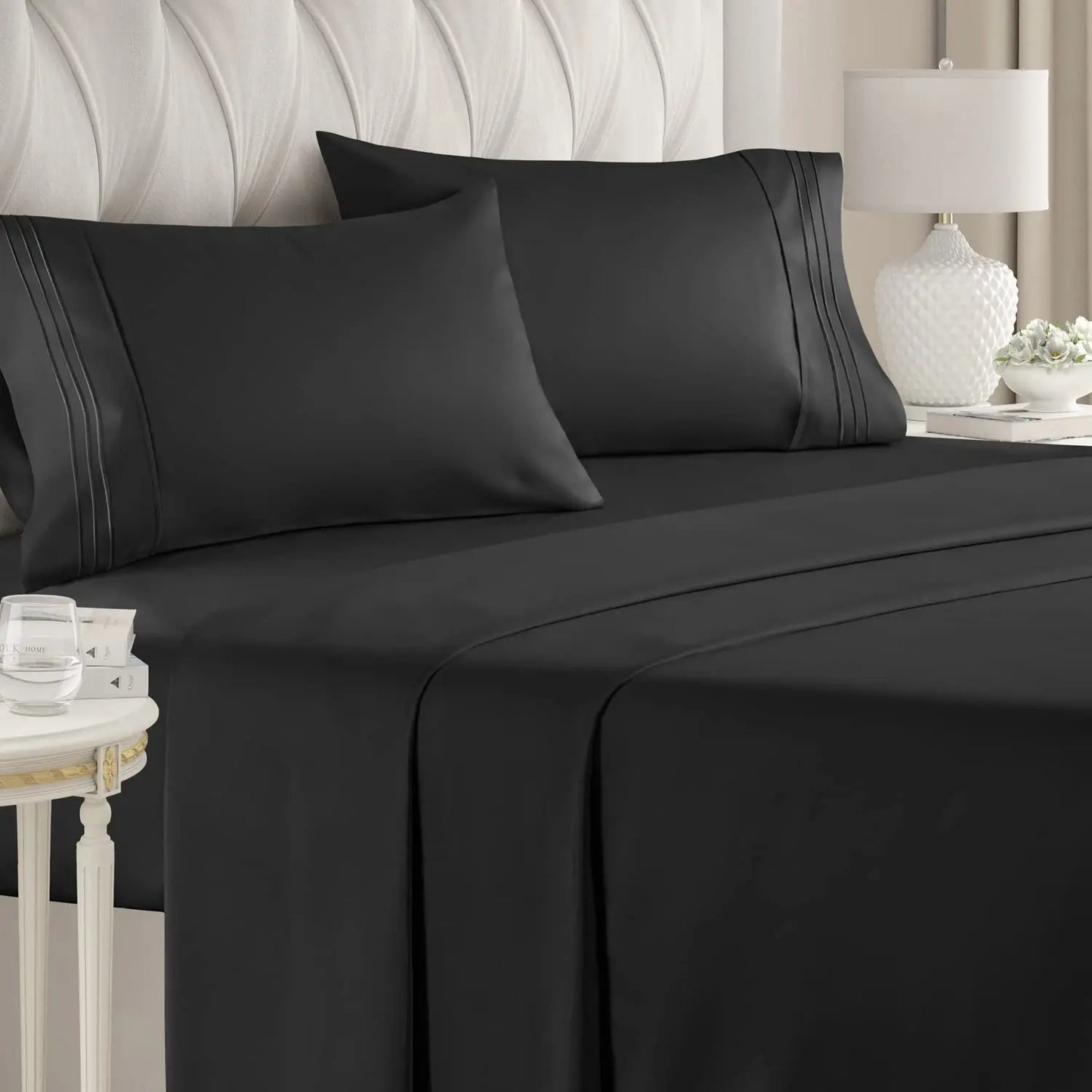 4 Pieces Double Bed Sheet Set