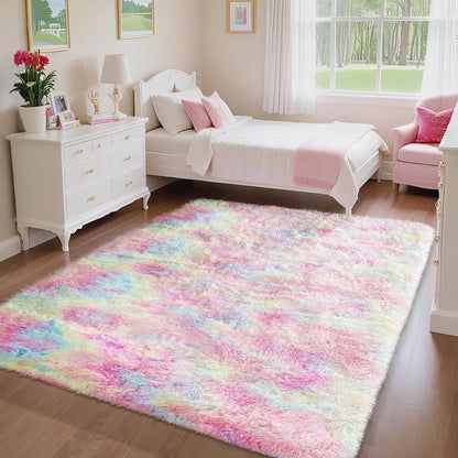 Living Room Plush Velvet Rug