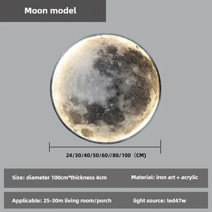 Modern LED Moon Lamp