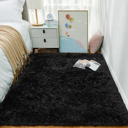Living Room Plush Velvet Rug