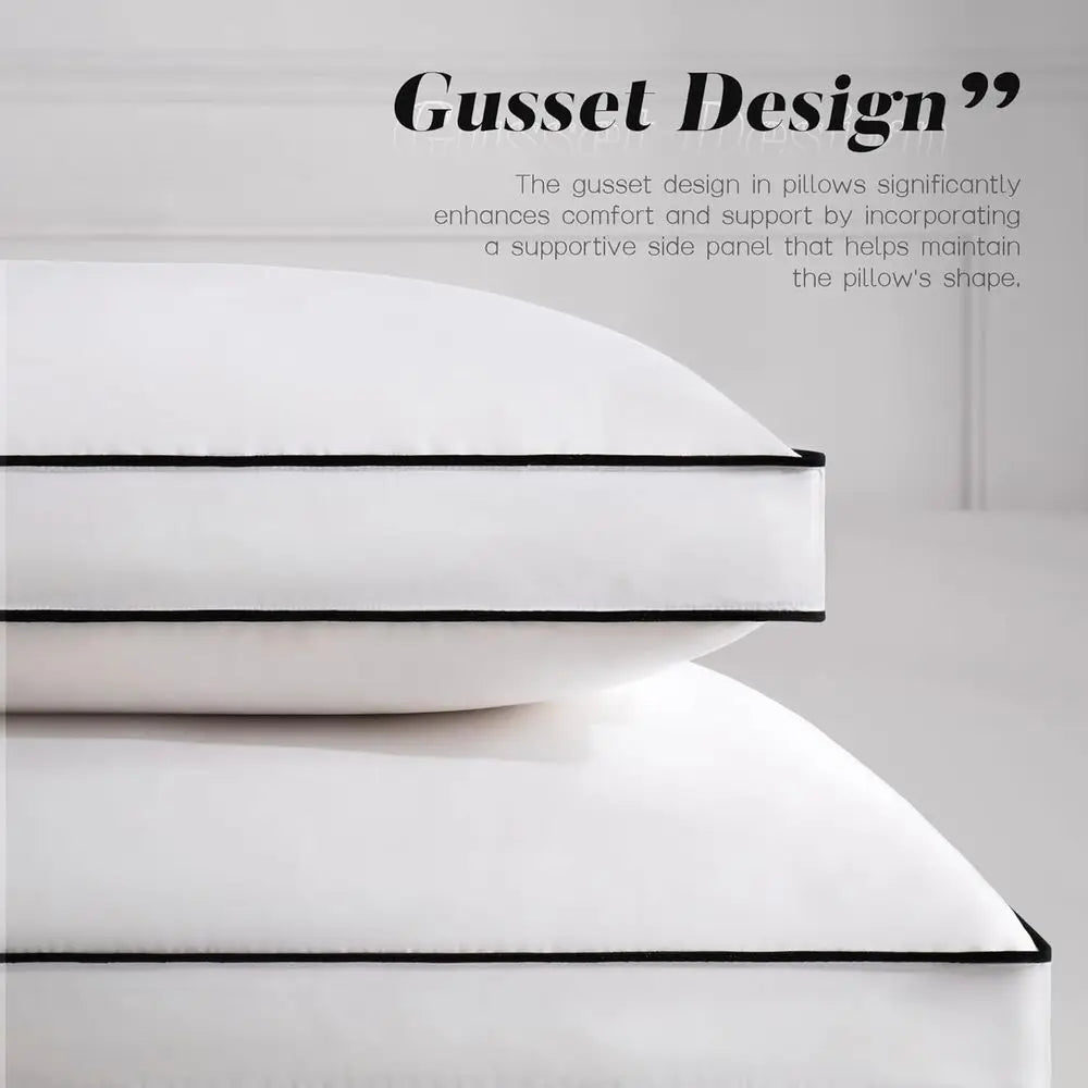 Luxury King Size Down Pillow Set