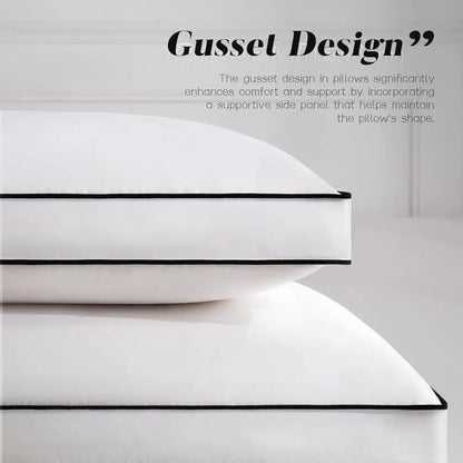 Luxury King Size Down Pillow Set