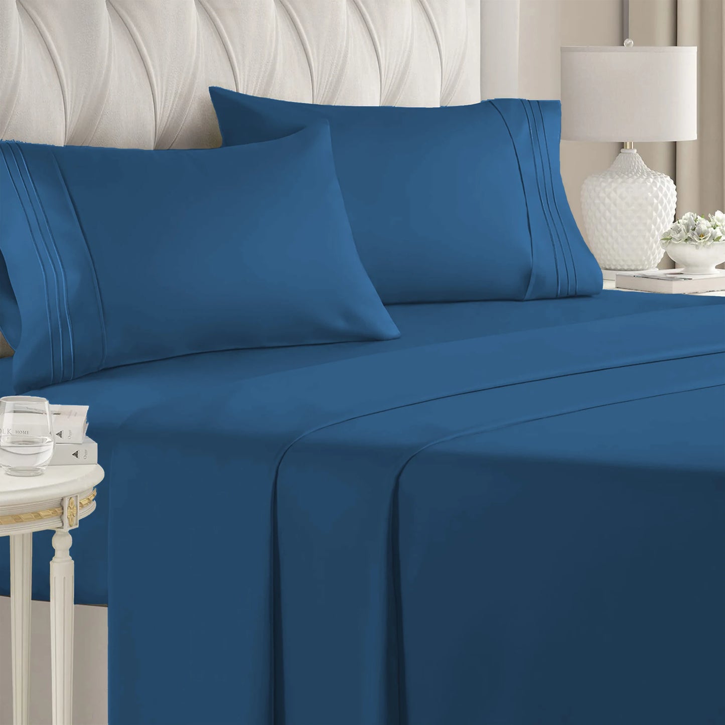 4 Pieces Double Bed Sheet Set