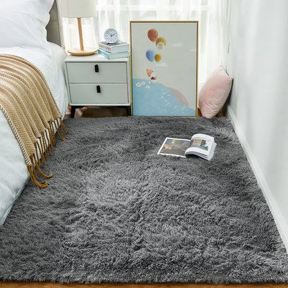 Living Room Plush Velvet Rug
